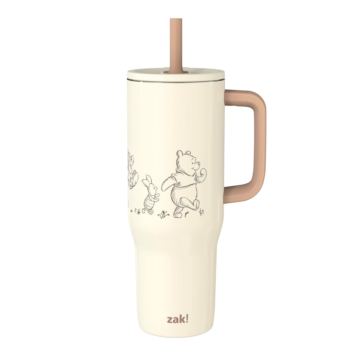 Zak Designs Stitch 30oz Spill-Proof Insulated Stainless Steel Tumbler