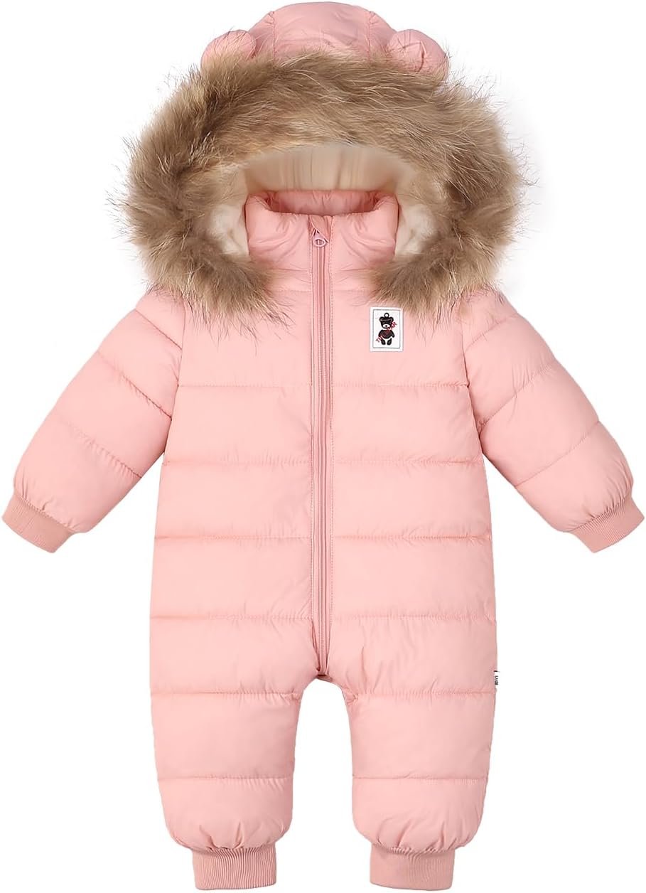 Newborn Baby Girls Winter Snowsuit Toddler Boys Snowsuits Coats