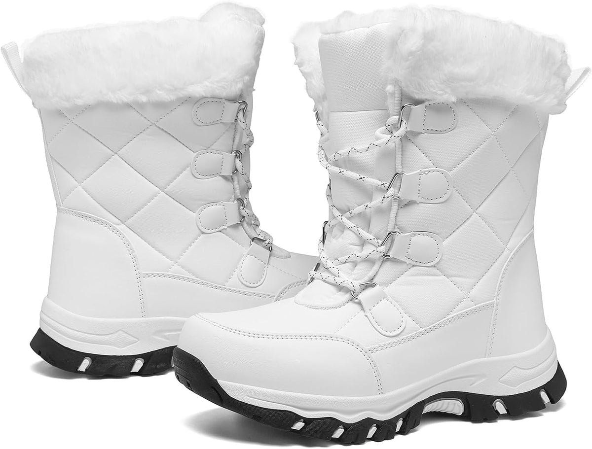 Kids Winter Snow Boots Waterproof Cold Weather Shoes For Girls Boys