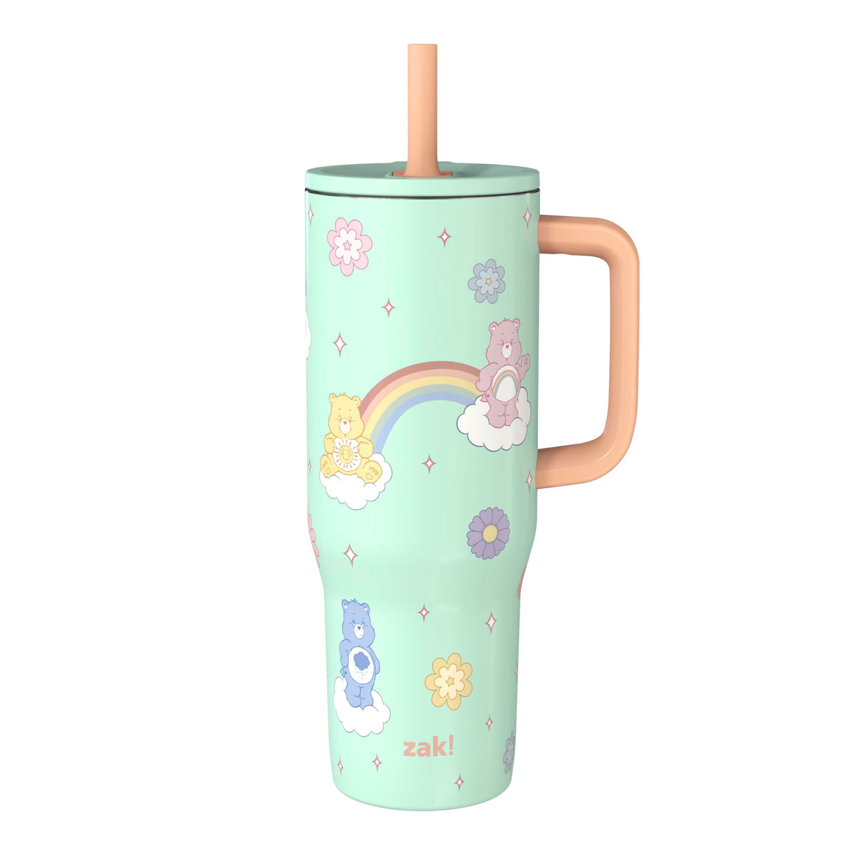 Zak Designs Stitch 30oz Spill-Proof Insulated Stainless Steel Tumbler