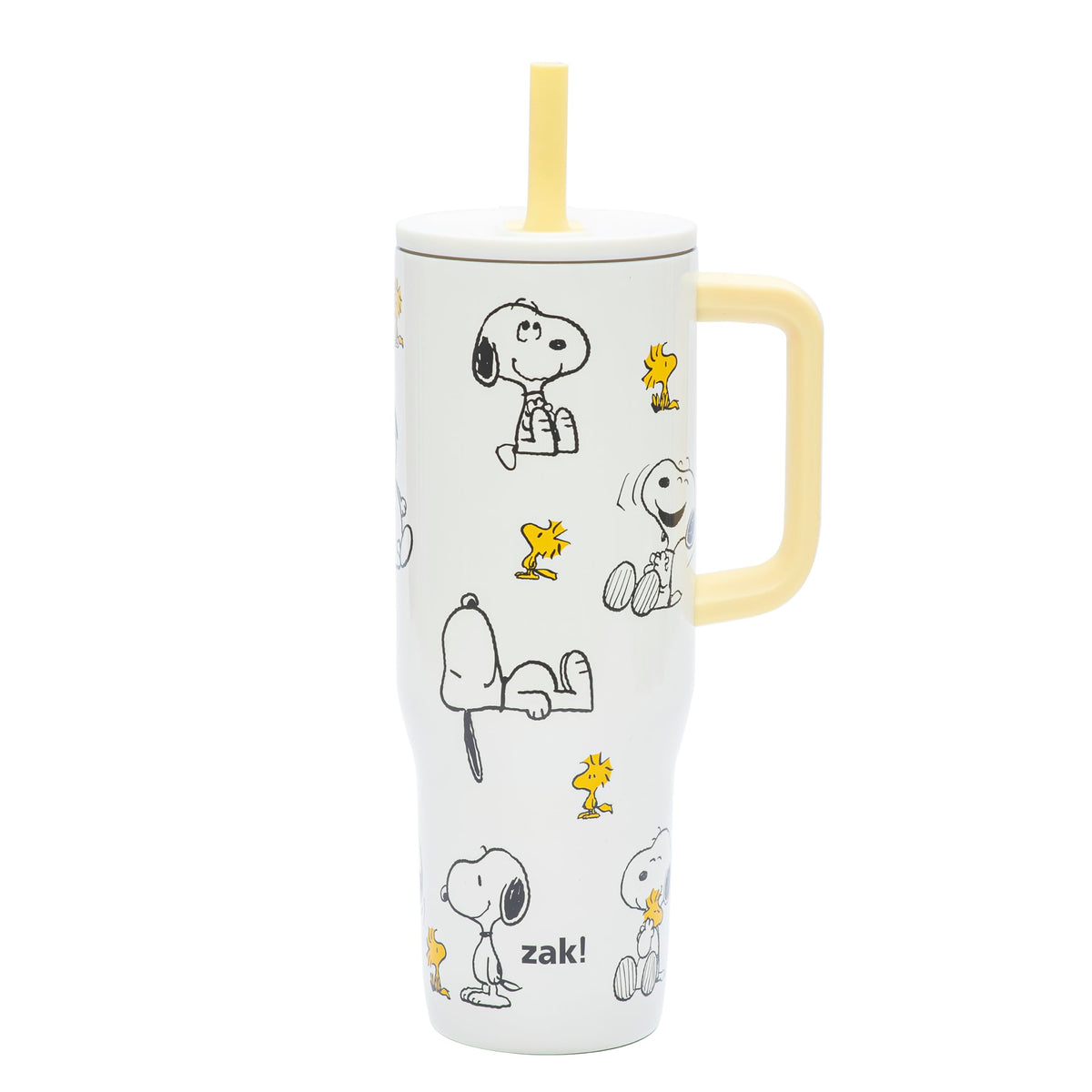 Zak Designs Stitch 30oz Spill-Proof Insulated Stainless Steel Tumbler