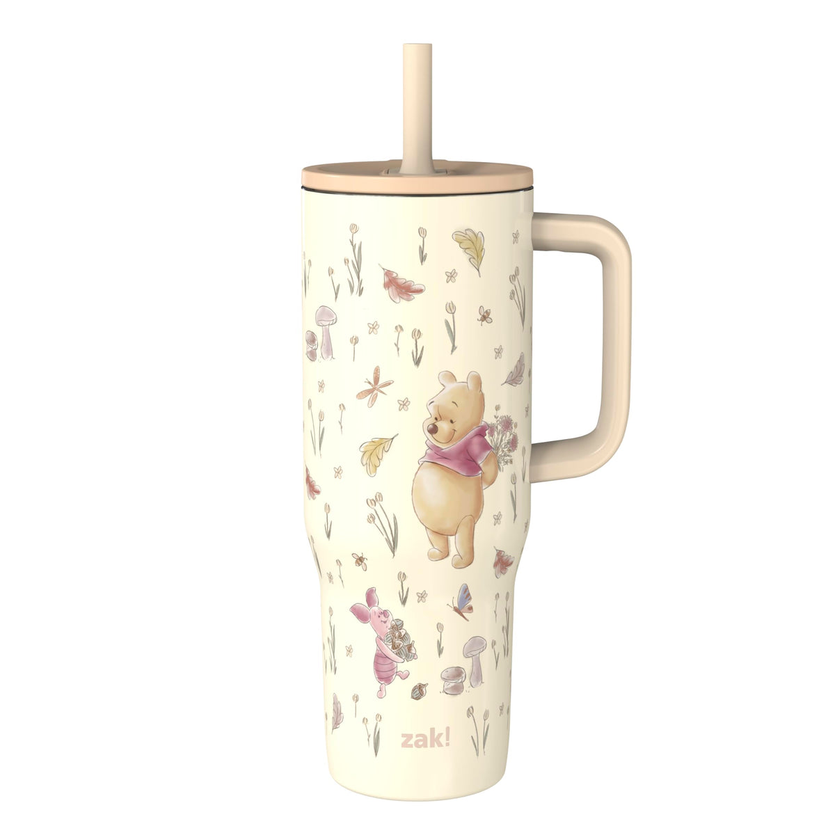 Zak Designs Stitch 30oz Spill-Proof Insulated Stainless Steel Tumbler