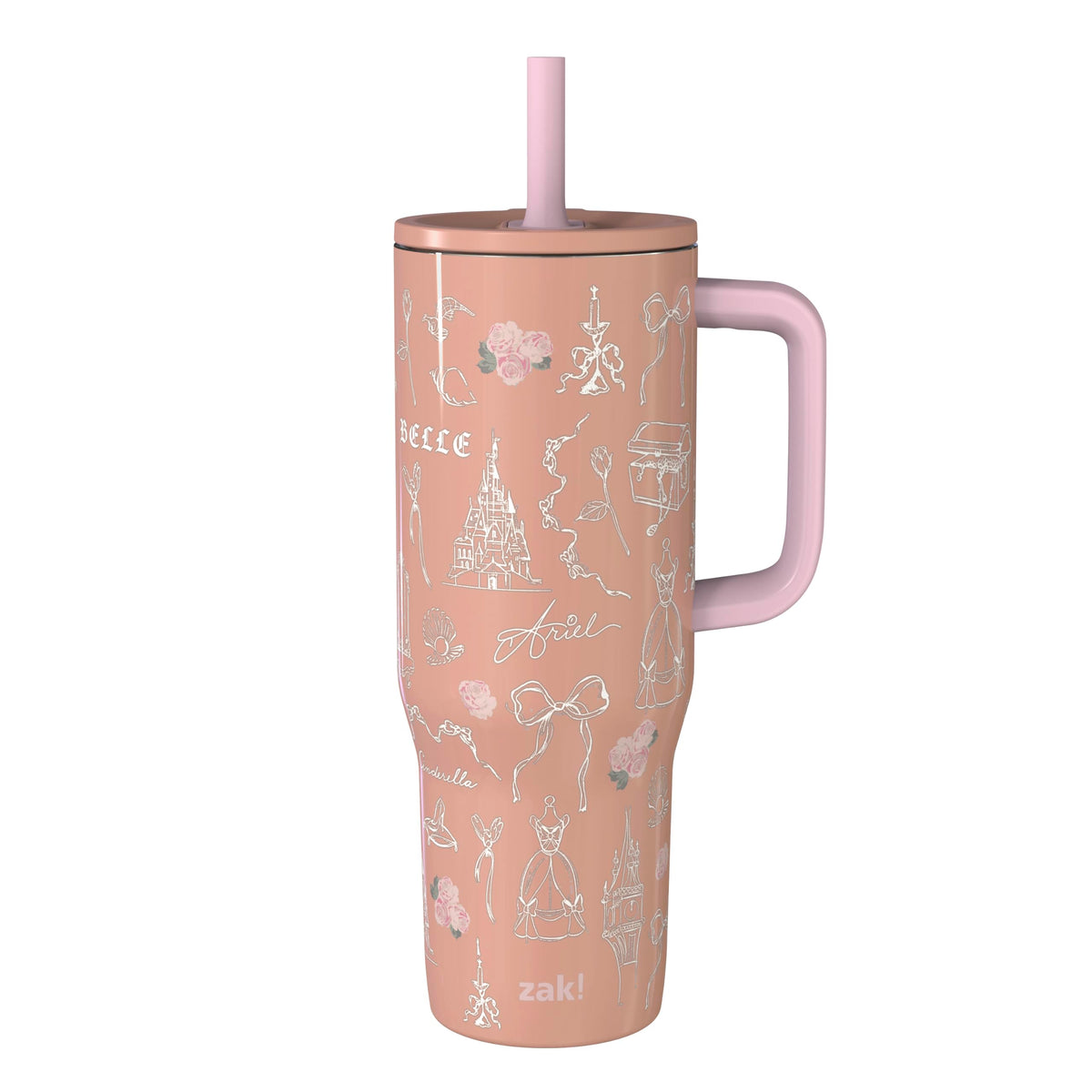 Zak Designs Stitch 30oz Spill-Proof Insulated Stainless Steel Tumbler