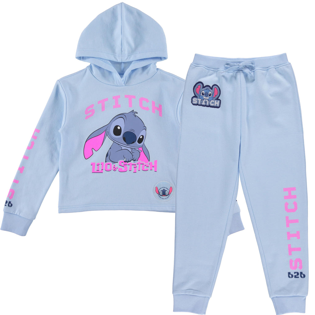 Disney Lilo & Stitch Girls Clothing Set, Hoodie & Joggers, 2-Piece, 4-16