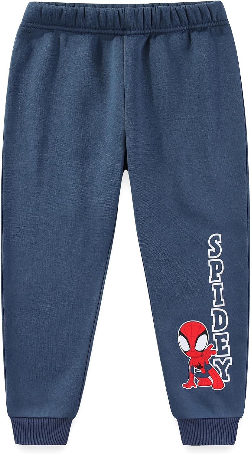 Marvel Spider-Man Boys Fleece Sweatshirt and Pants Set for Little Kids