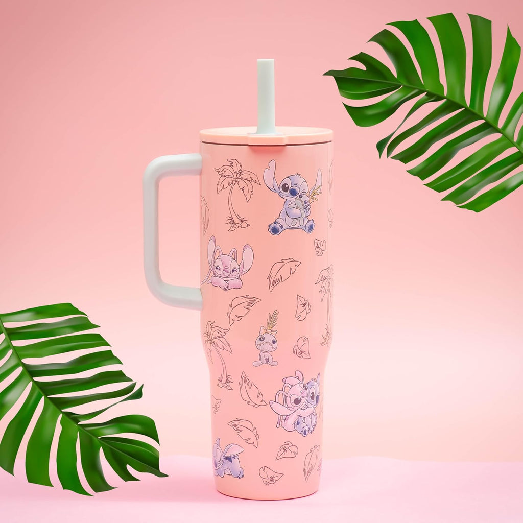 Zak Designs Stitch 30oz Spill-Proof Insulated Stainless Steel Tumbler