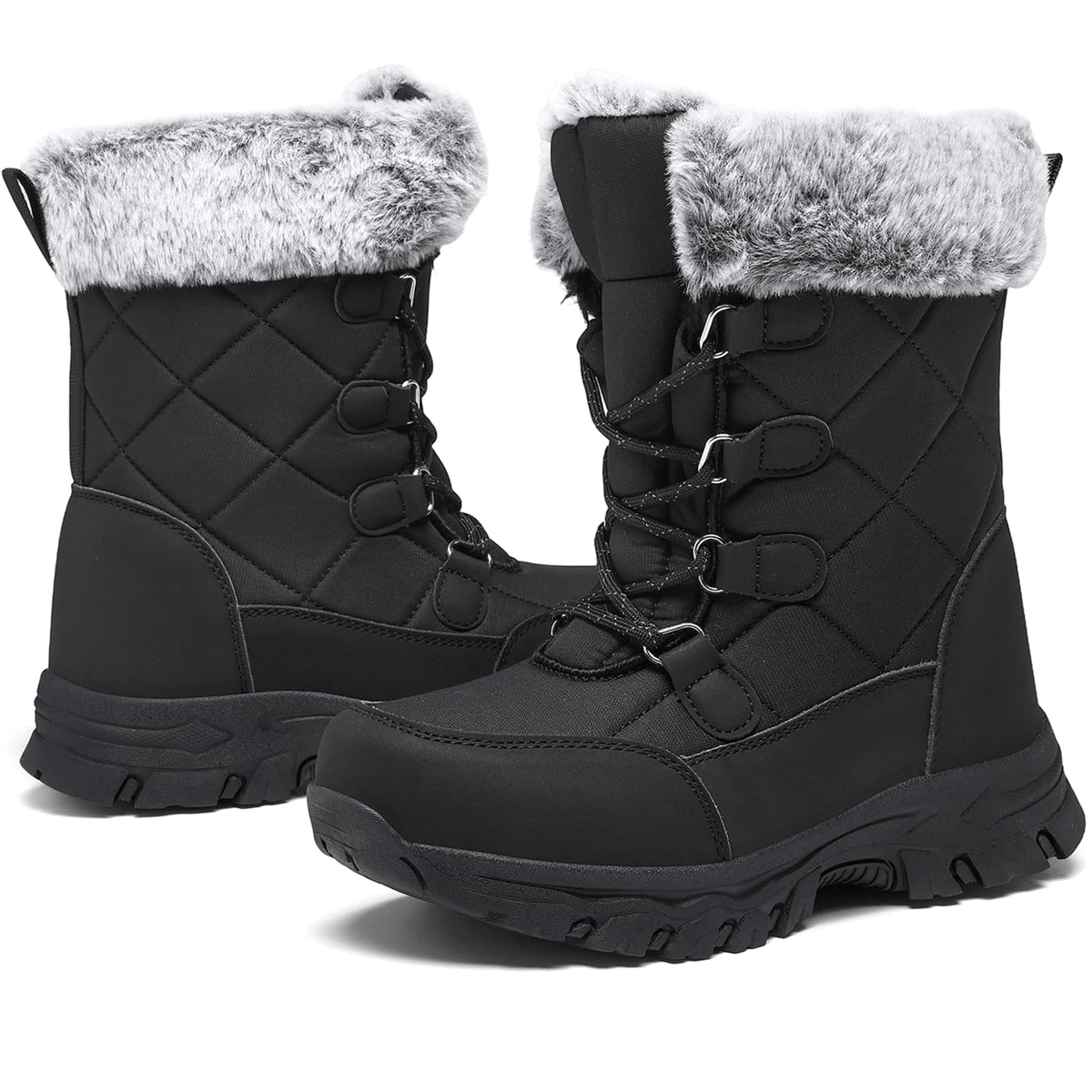 Kids Winter Snow Boots Waterproof Cold Weather Shoes For Girls Boys