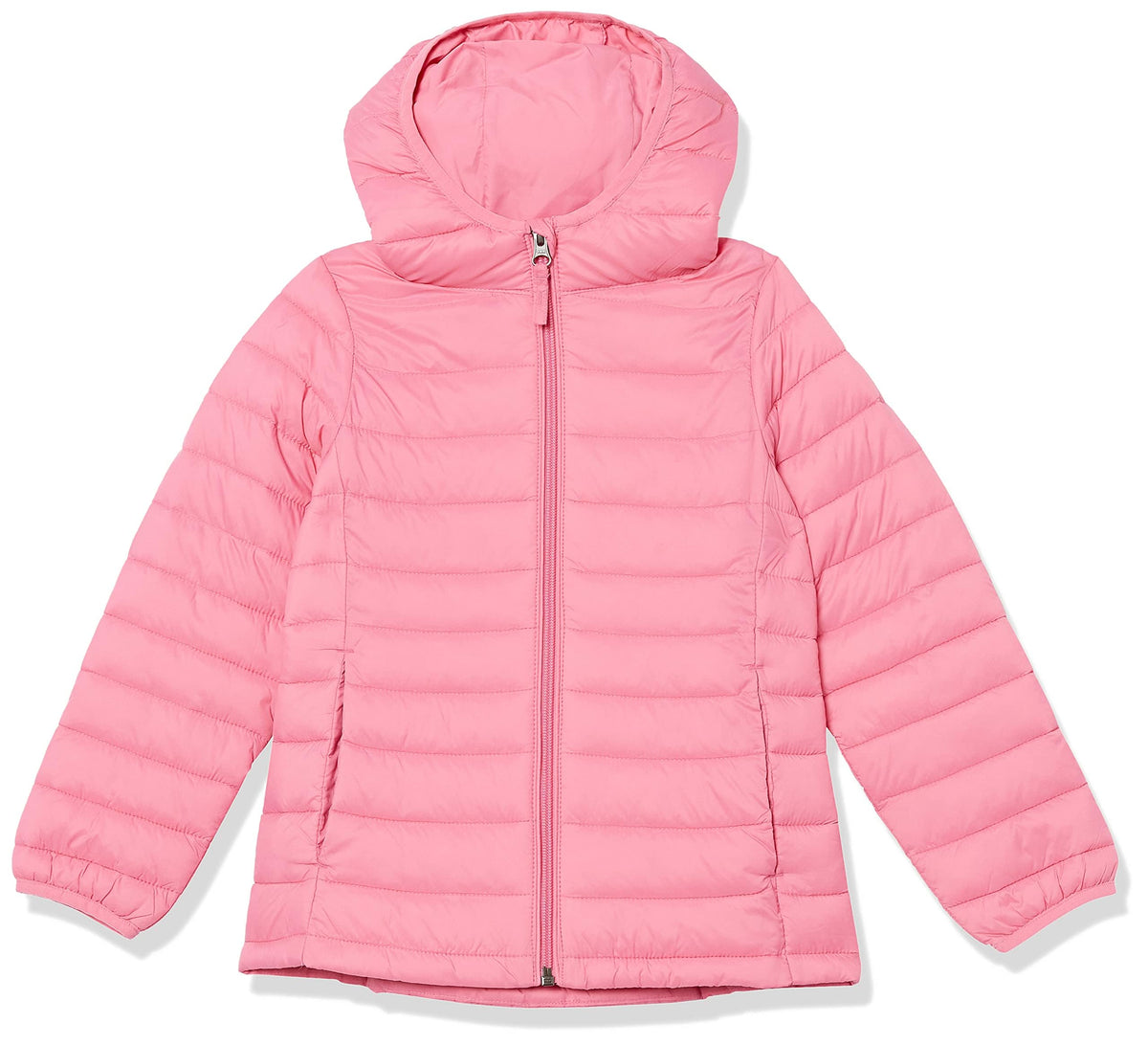Amazon Essentials Girls and Toddlers' Lightweight Water-Resistant Packable Hooded Puffer Jacket