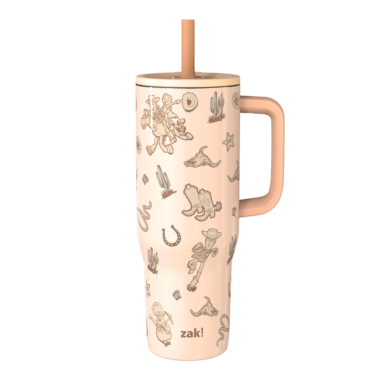 Zak Designs Stitch 30oz Spill-Proof Insulated Stainless Steel Tumbler