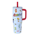 Zak Designs Stitch 30oz Spill-Proof Insulated Stainless Steel Tumbler