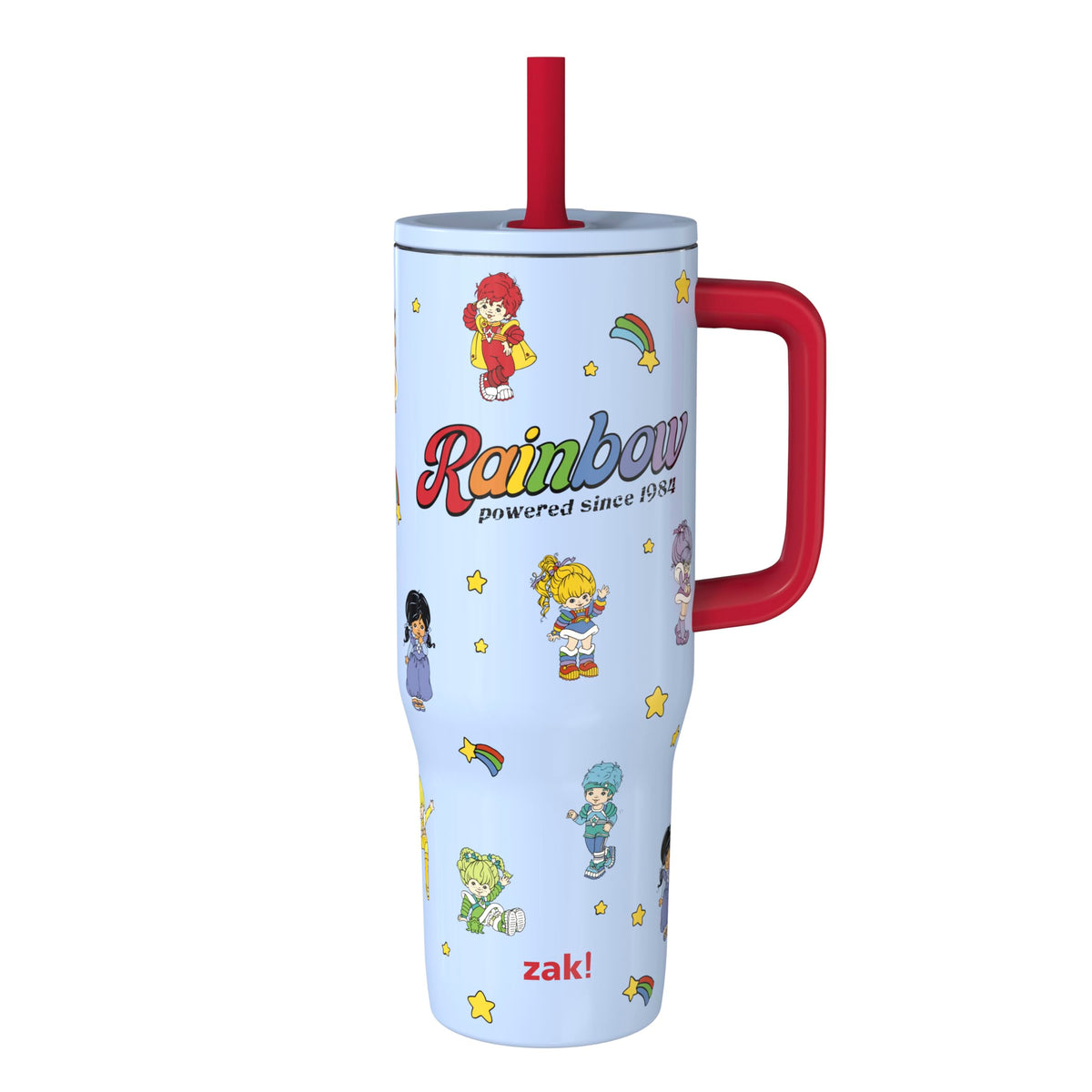 Zak Designs Stitch 30oz Spill-Proof Insulated Stainless Steel Tumbler