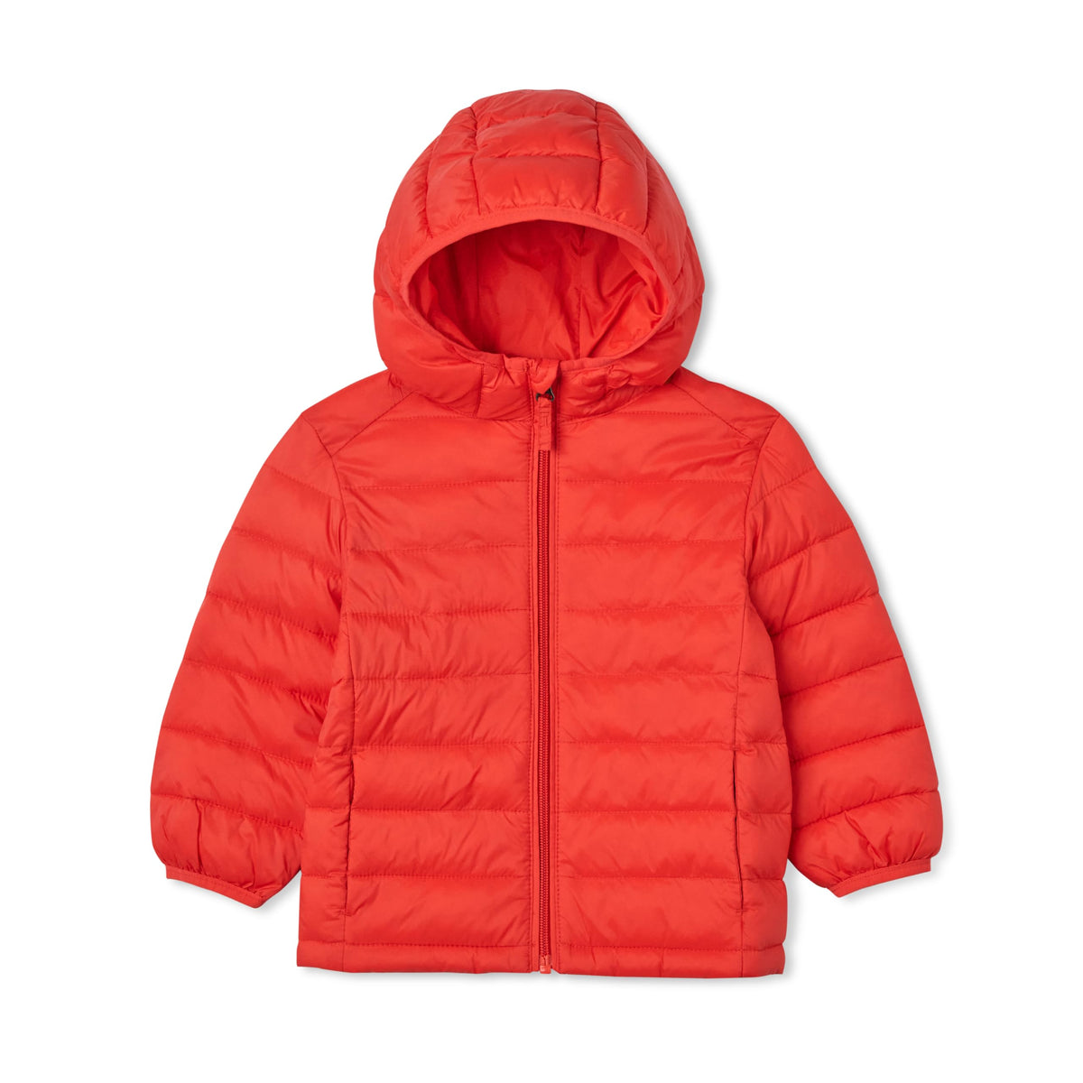 Amazon Essentials Boys and Toddlers' Lightweight Water-Resistant Packable Hooded Insulated Puffer Jacket
