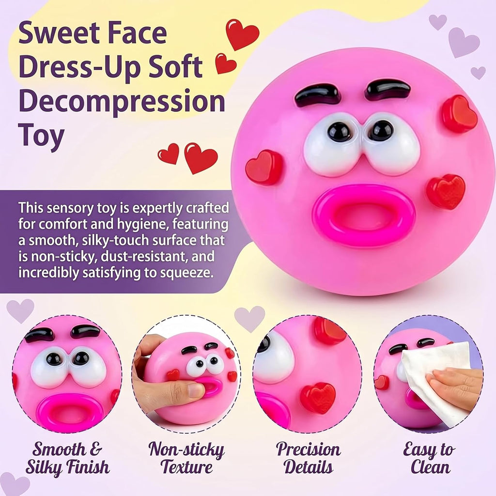 Smushers Squishy Curiosities - Ultra-Soft Slow Rising Stress Relief Toy for Adults, Cute Quirky Sensory Fidget Toy for Anxiety Relief, ADHD & Autism, Unique Office Desk Decor(4PCS)