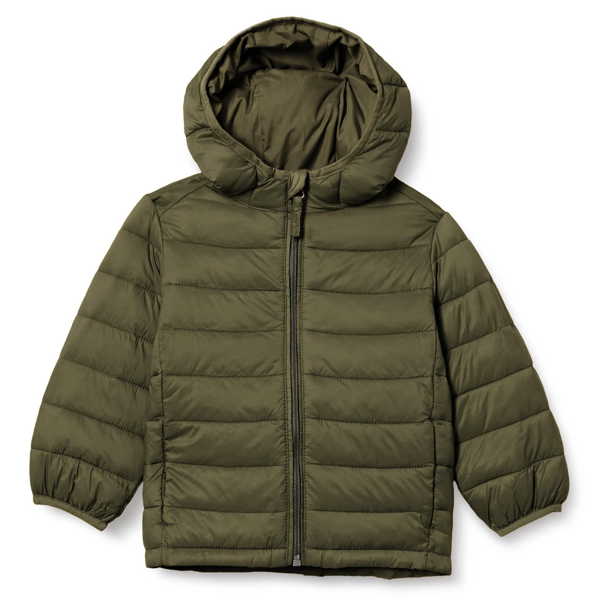 Amazon Essentials Boys and Toddlers' Lightweight Water-Resistant Packable Hooded Insulated Puffer Jacket