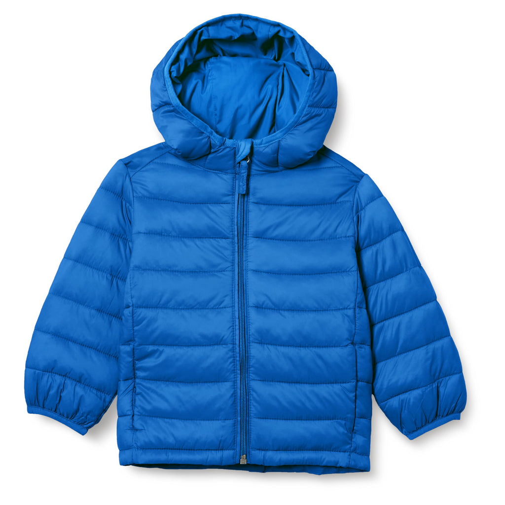 Amazon Essentials Boys and Toddlers' Lightweight Water-Resistant Packable Hooded Insulated Puffer Jacket