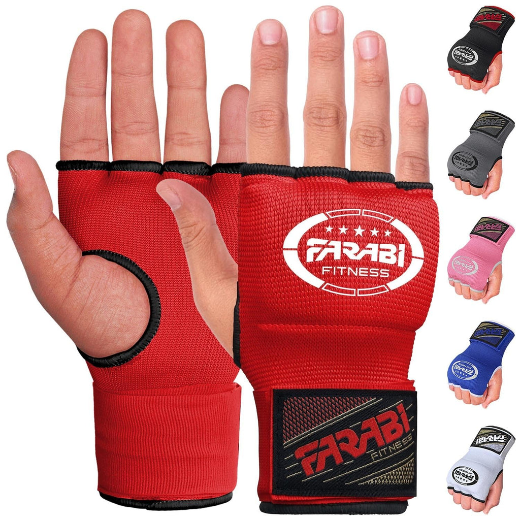 Boxing Hand Wraps Gel Padded Inner Gloves Elastic for Men & Women Boxing Wraps with Quick 32 Inches Long Wrist Straps, for MMA, Muay Thai, Kickboxing, Punching and Martial Arts