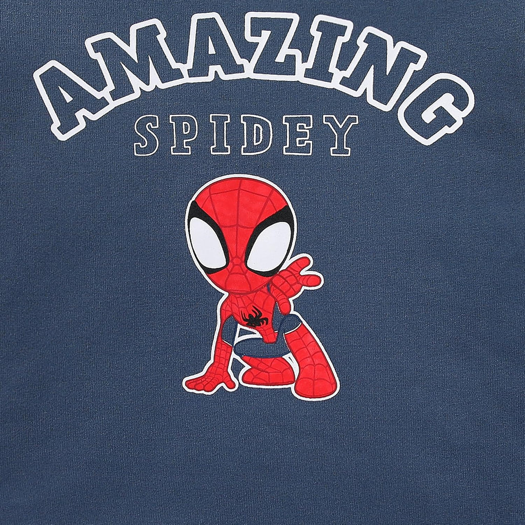 Marvel Spider-Man Boys Fleece Sweatshirt and Pants Set for Little Kids