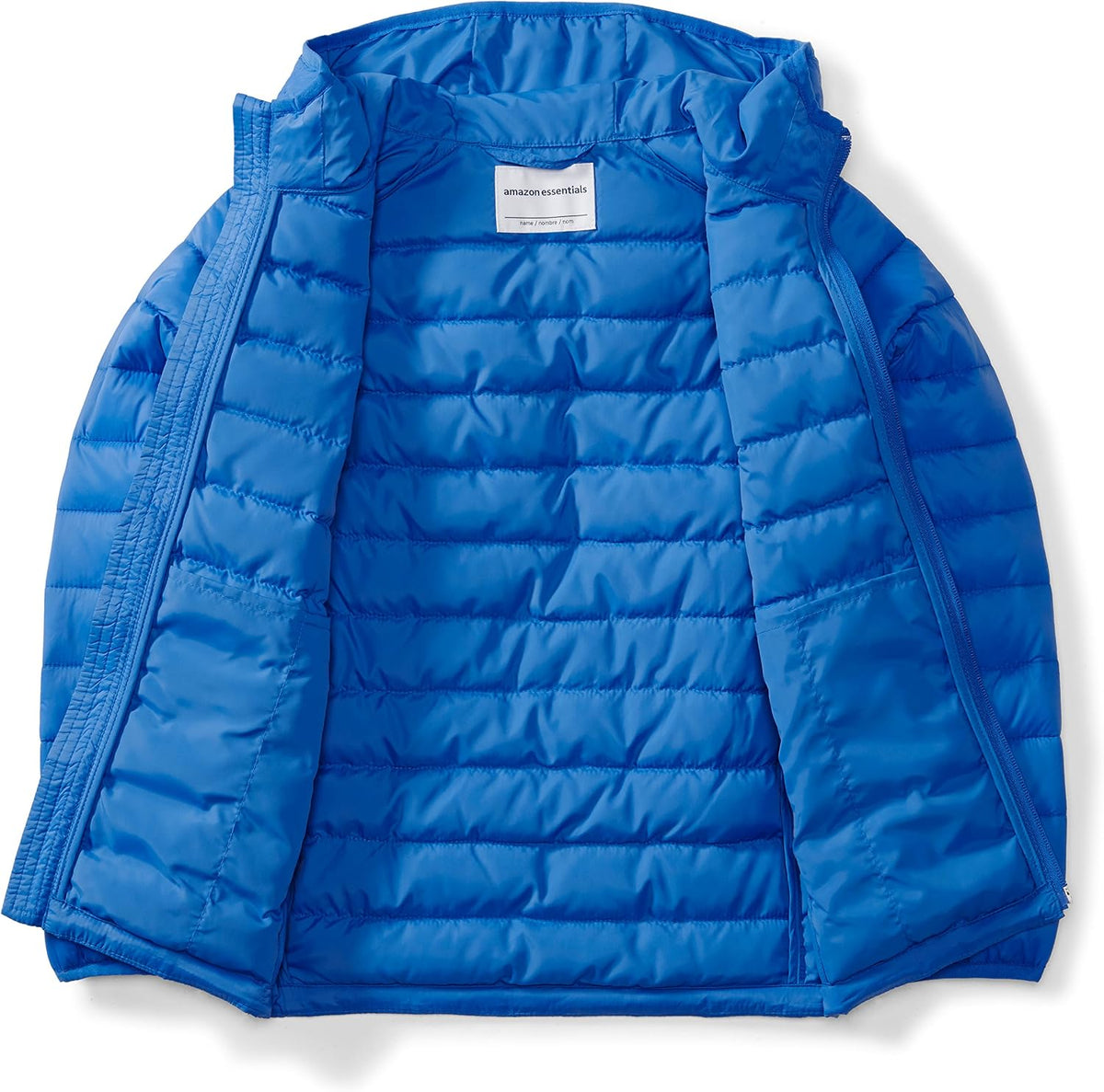 Amazon Essentials Boys and Toddlers' Lightweight Water-Resistant Packable Hooded Insulated Puffer Jacket